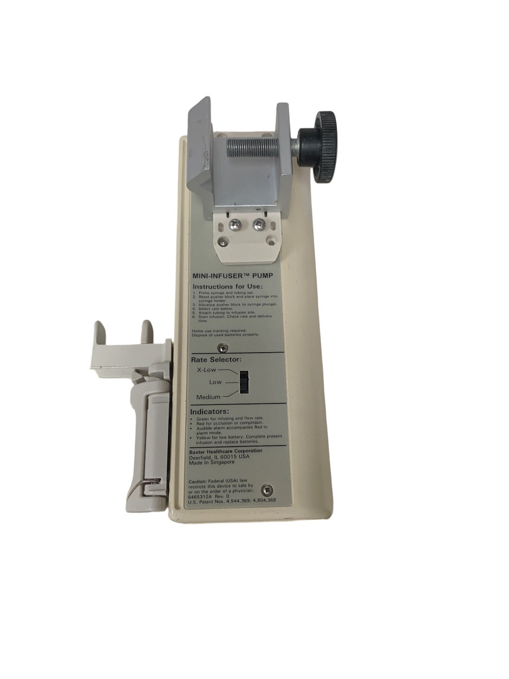 BAXTER Mini-Infuser 300XL Syringe Infusion Pump
