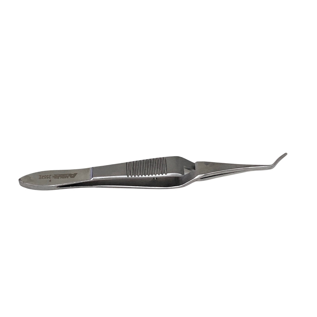 AMBLER REF 2557E Scleral plug forceps 4 1/8'',vaulted shafts, 3.5mm jaw spread
