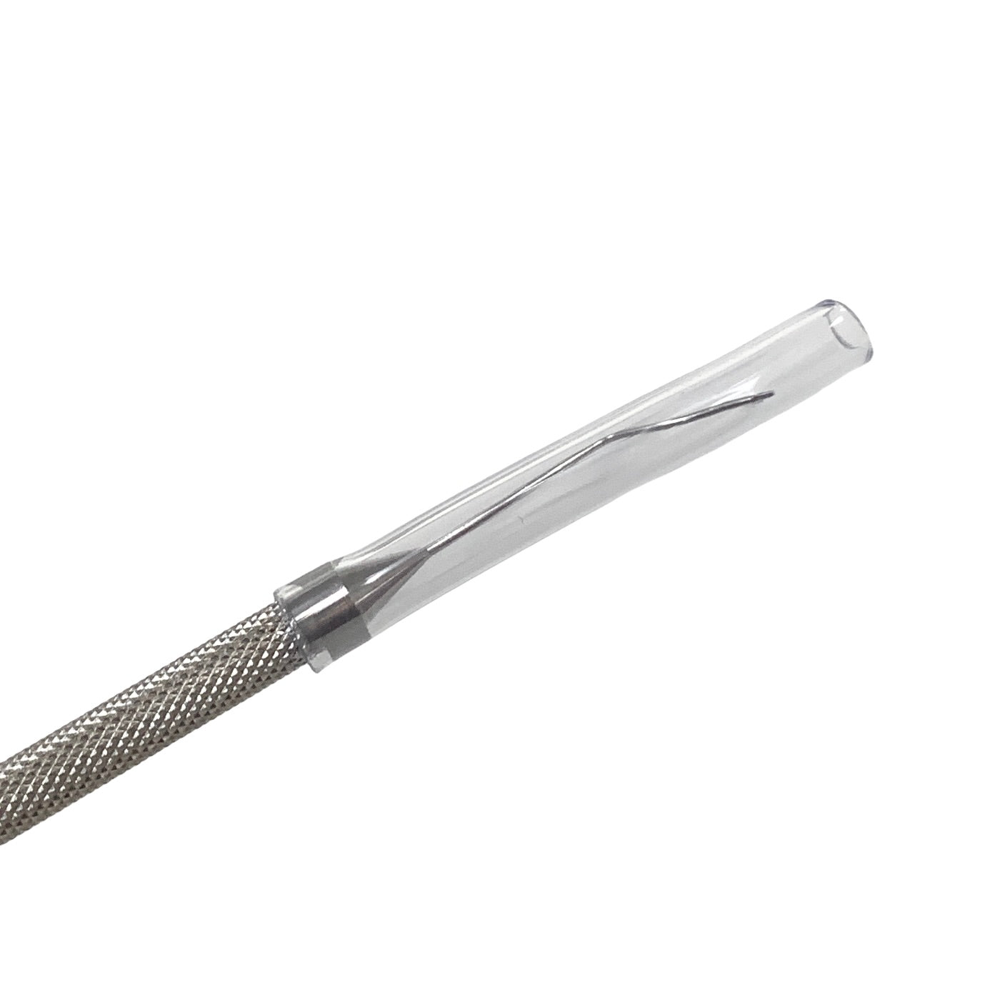 AMBLER REF 6843E Slade femtosecond laser spatula 4 1/2'', vaulted shaft, 22.0mm from bend to tip