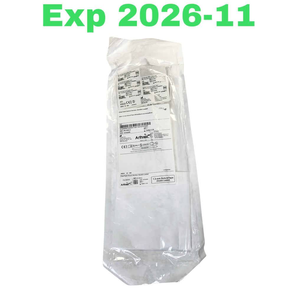 ARTHREX REF AR-3602-2 FiberTak Suture Anchor Double Loaded, Exp.2026/11