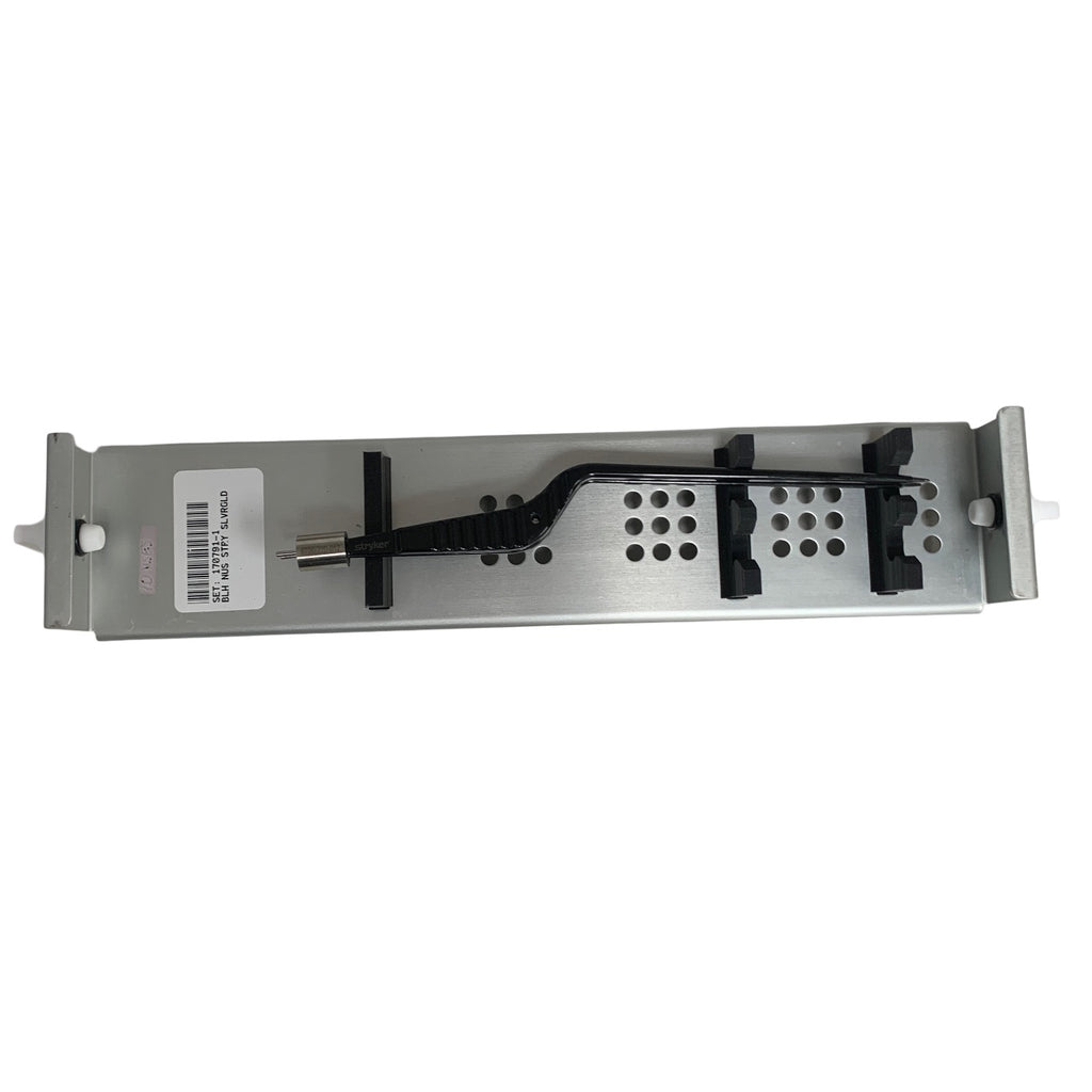 STRYKER 6700-02 Sterilization Container with 6720-220-012 Precision Bipolar Forceps 1.2 mm