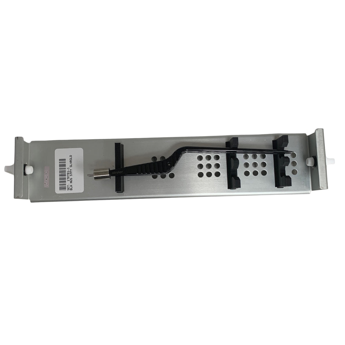 STRYKER 6700-02 Sterilization Container with 6720-220-012 Precision Bipolar Forceps 1.2 mm