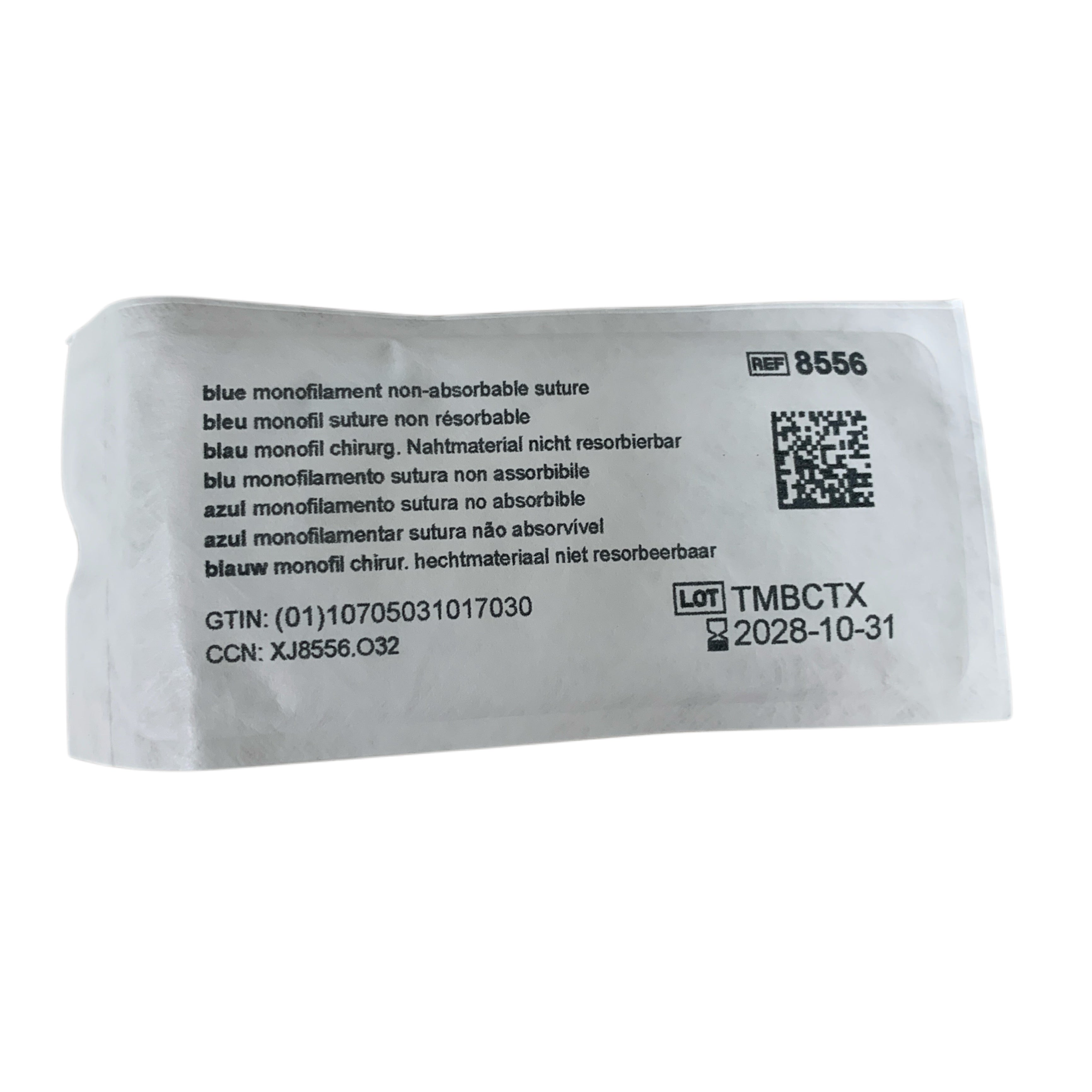 ETHICON REF 8556H Prolene 5-0 Polypropylene Non-Absorbable Suture, 36" (90cm), RB-1 Needle, Exp.2028-10
