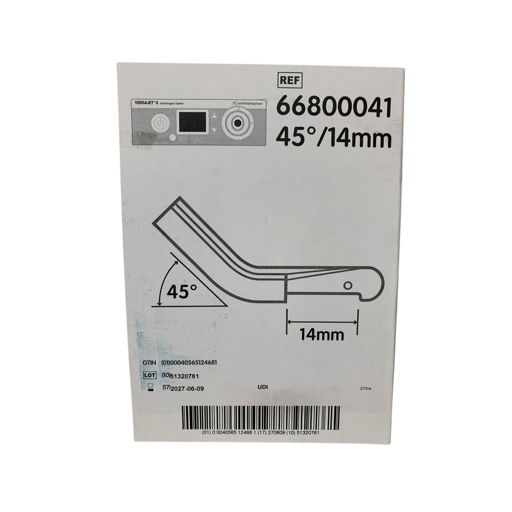SMITH & NEPHEW 66800041 Versajet II Exact Hydrosurgery System Handpiece 45° 14mm Exp 2027 06