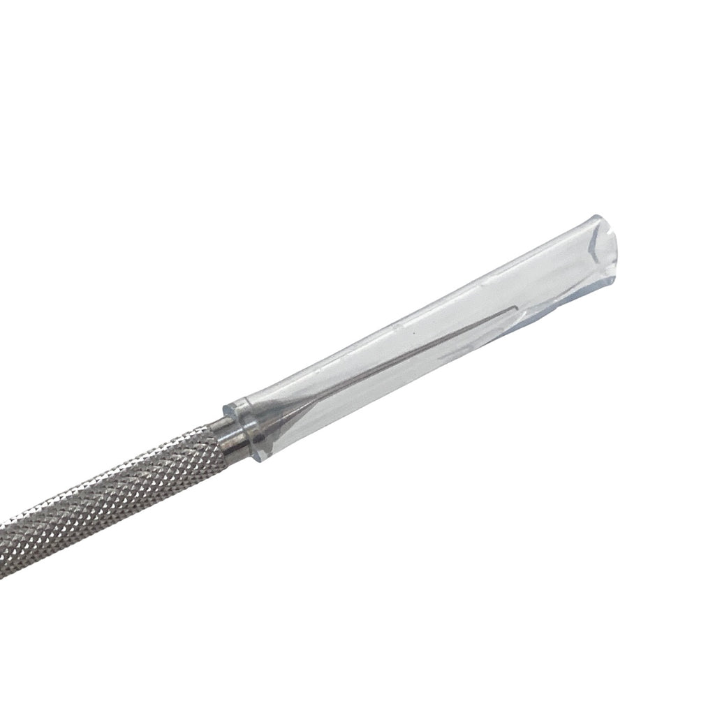 AMBLER REF 9261E Sinskey lens manipulating hook 4 1/2'',straight shaft, 0.25mm diameter blunt tip, round handle