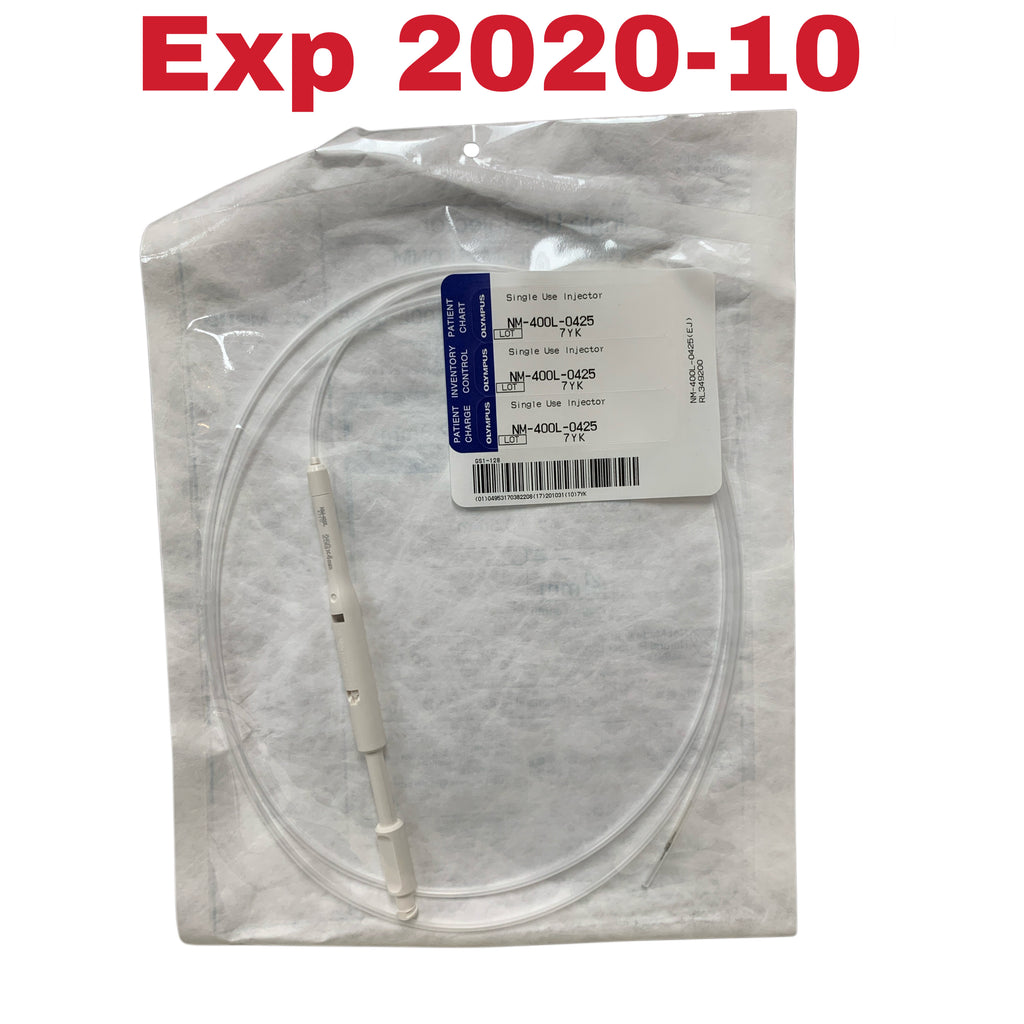 OLYMPUS NM-400L-0425 InjectorForce Max Single Use Injector 25G 4mm Exp 2020 10