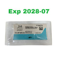 ETHICON REF SA74H 3 0 Perma Hand Silk Black Braided Non Absorbable Suture Sutupak 13x24" Inches 60 cm Exp 2028 07