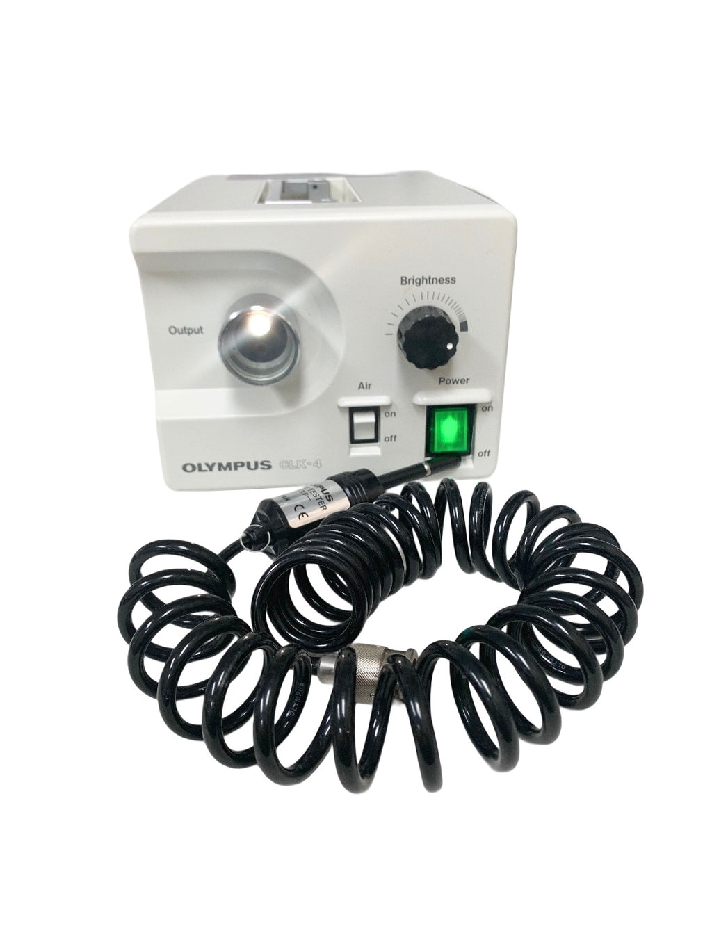 OLYMPUS HALOGEN LIGHT SOURCE MODEL CLK-4 WITH LEAKAGE TESTER