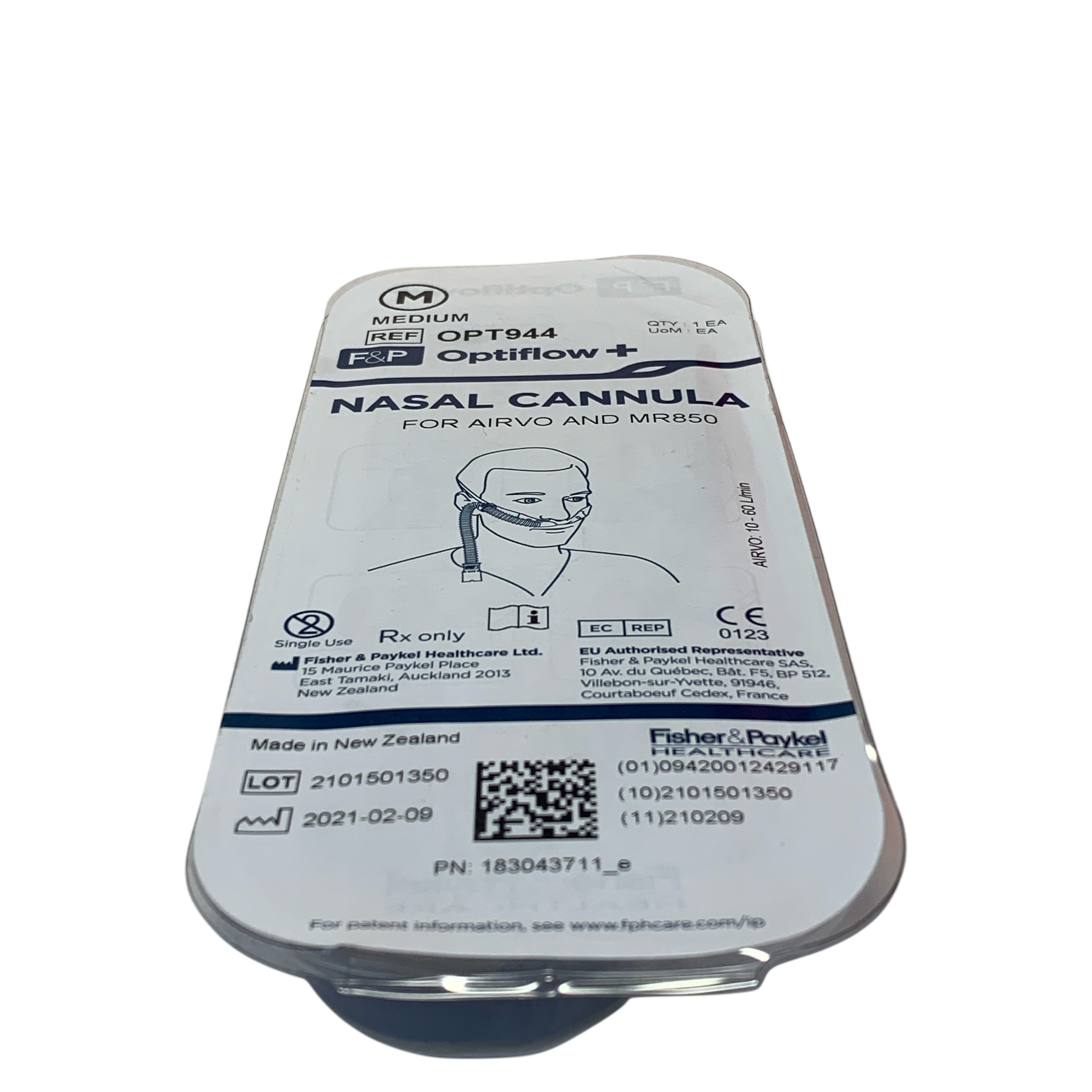 FISHER & PAYKEL REF OPT944 Optiflow+ Nasal Cannula Medium Size for AIRVO and MR850