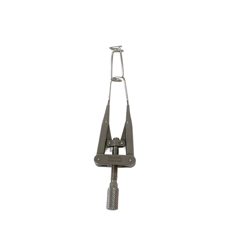 AMBLER REF 7974E Lieberman lid speculum 3'', adult size, 15.0mm open K-wire blades, nasal approach, adjustable thumb-screw tension