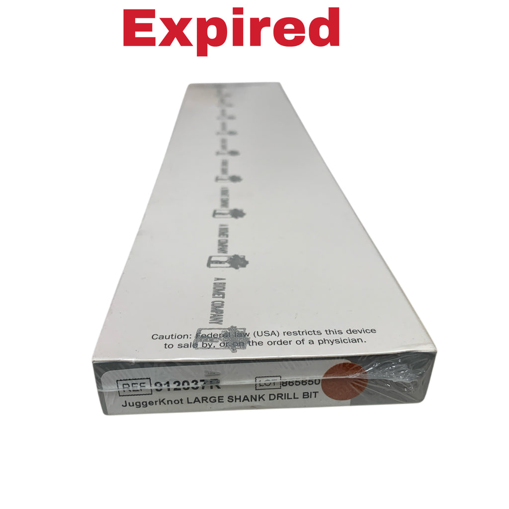 BIOMET REF 912037R JuggerKnot Large Shank Drill Bit 1.5mm Stainless Steel / TiN Exp 2025 04