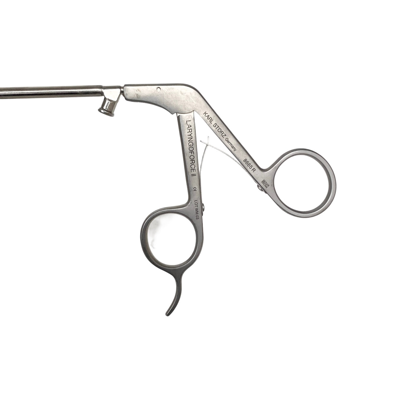 KARL STORZ REF 8665R LARYNGOFORCE Clip Forceps, right