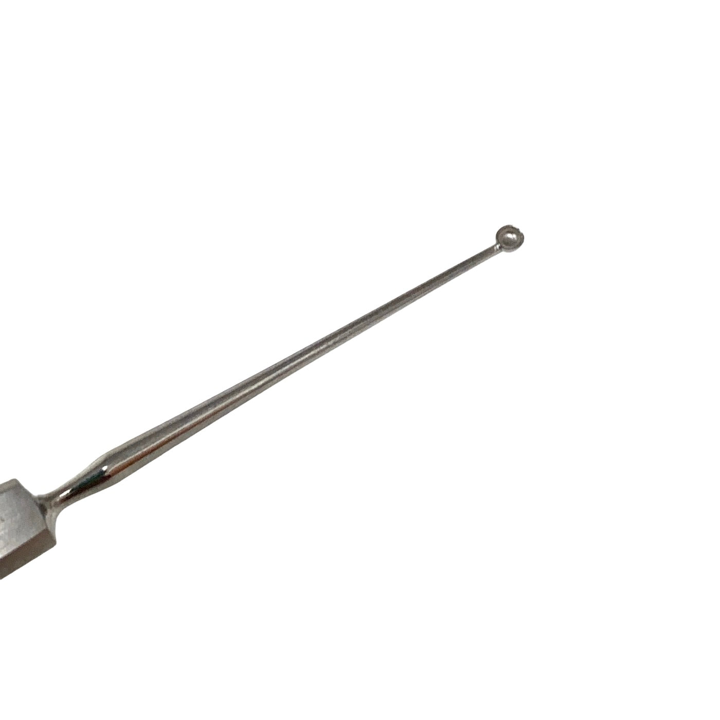 AMBLER REF 9107E Meyerhoeffer chalazion curette 4 7/8'',straight, size 2, 2.0mm cup, flat handle