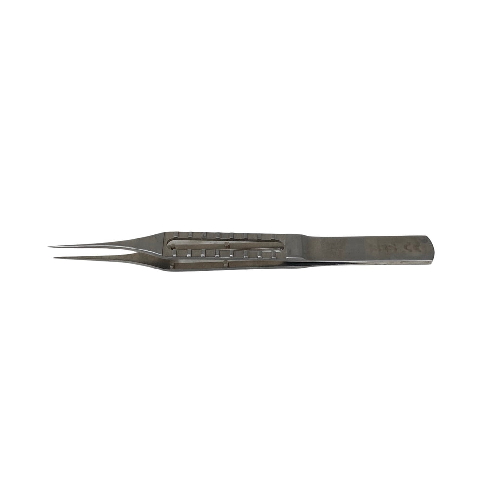 AURORA REF AS7-432S McPherson Straight Tying Forceps, 5mm Tying Platform, Long Handle, 115mm, Stainless Steel
