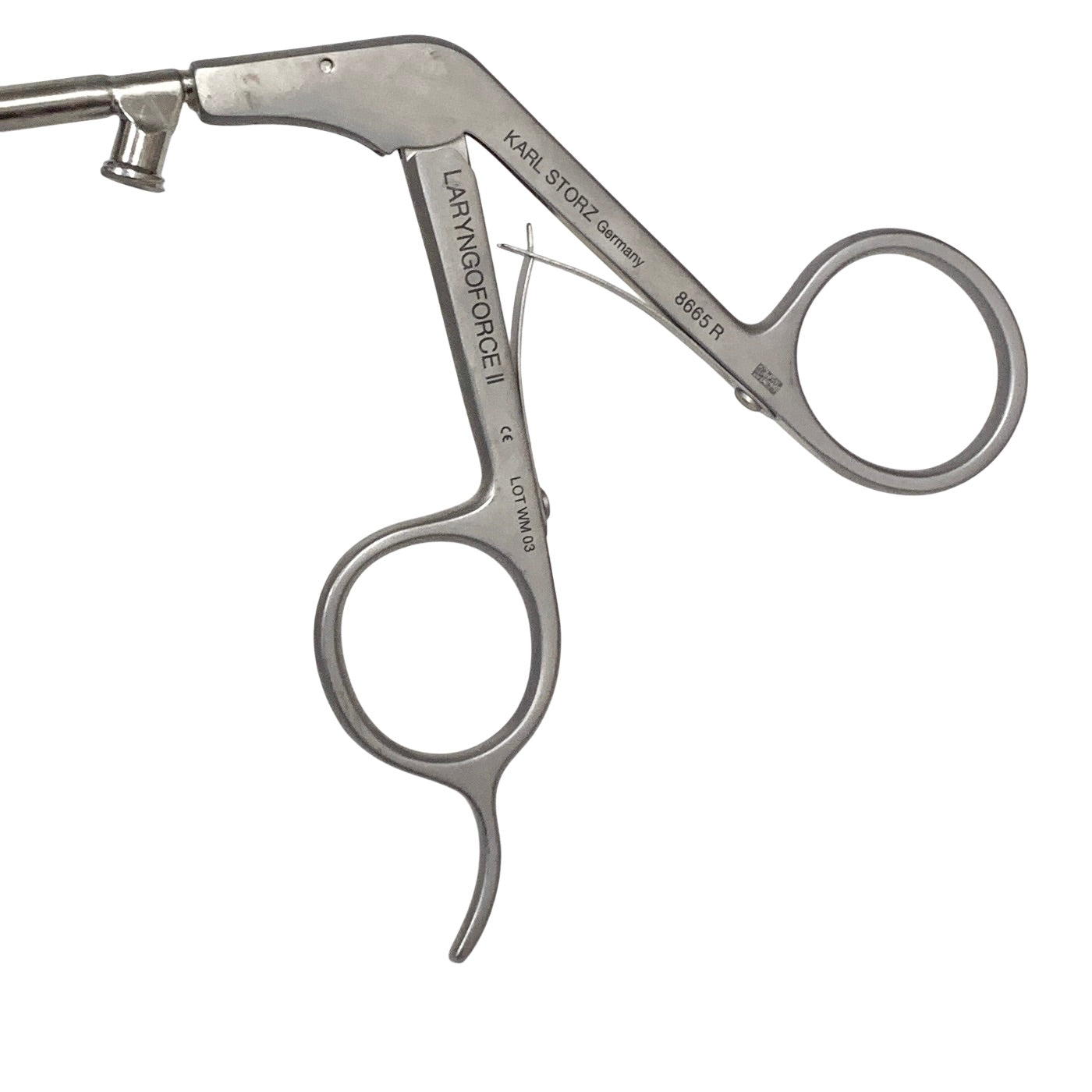 KARL STORZ REF 8665R LARYNGOFORCE Clip Forceps, right