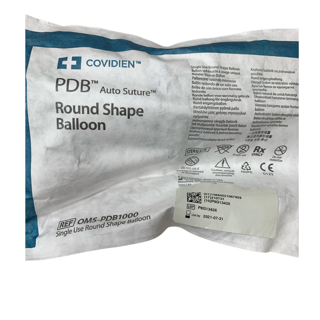 COVIDIEN OMS-PDB1000 PDB Auto Suture Round Shape Balloon Exp 2021 07