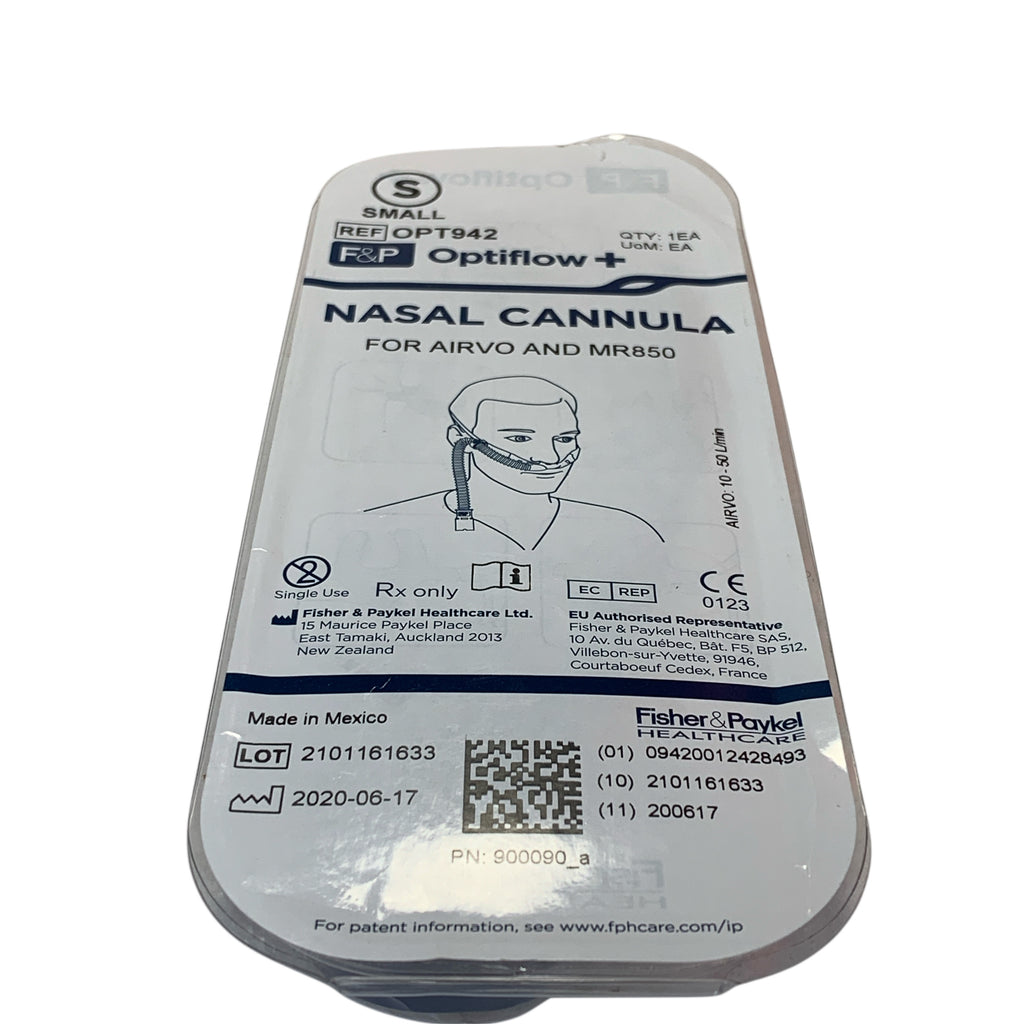 FISHER & PAYKEL REF OPT942 Optiflow+ Nasal Cannula Small for AIRVO and MR850