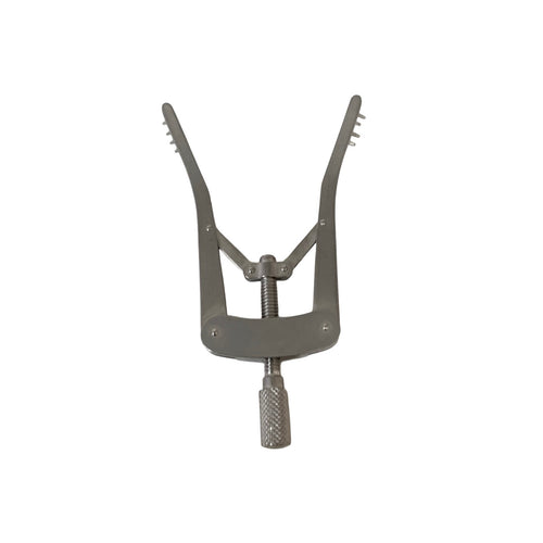 AESCULAP REF BV010R ALM Retractor (self-retaining), 70 mm (2 3/4"), 4 x 4 prongs, jaw depth: 5 mm, jaw width: 7 mm, semi-sharp