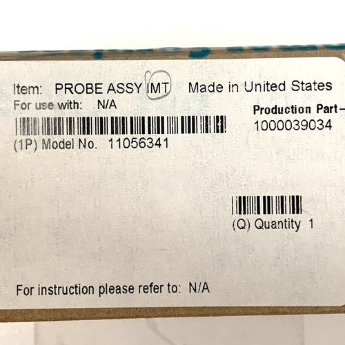 Siemens REF 11056341, Probe Assembly IMT, Uncoated Fluid Transfer, PN 1000039034