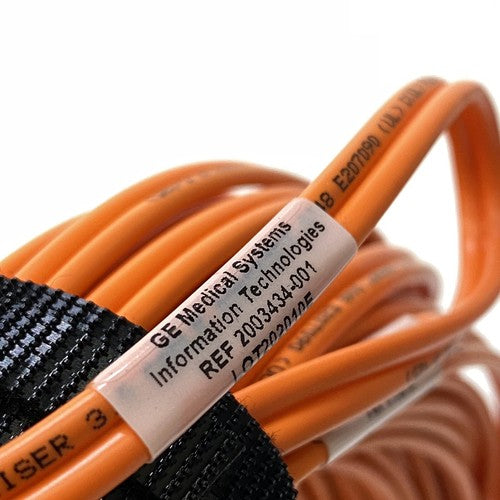 GE Healthcare REF 2003434-001 Fiber Optic Cable ST to FDDI Duplex 75 ft