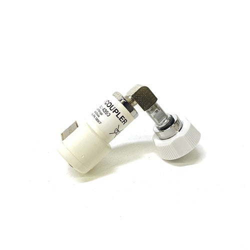 Precision Medical Fitting P/N 4358/7063/0309 Coupler,P-B,VAC 90D Elbow, Diss FHT