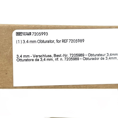 DYONICS REF 7205993, 3.4 mm Obturator, for REF 7205989