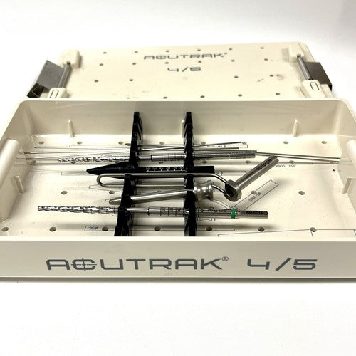 AcuMed AM-5040 Acutrak 4/5 Arthroscopic Cannulated Surgical Drill Set