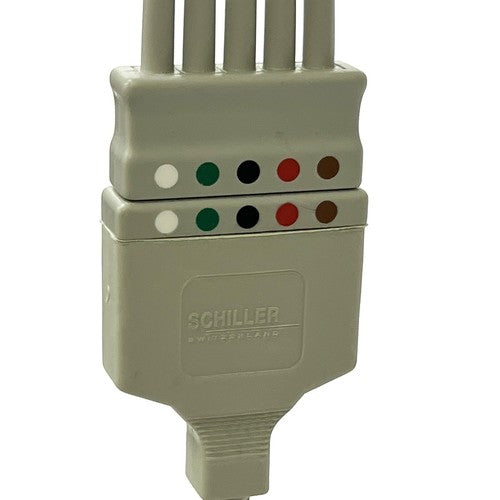 Schiller REF 2.410330 Trunk Cable w/ 2.410316, 5 Lead ECG Cable