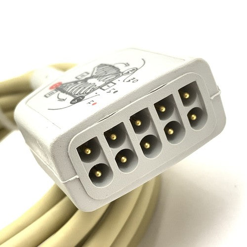 GE Corometrics 15540AAO Grey Connector MECG Cable
