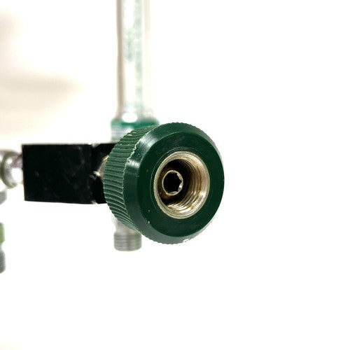Amvex Corporation Dual O2 Flowmeter, Model O2, w/ Y Block Assembly