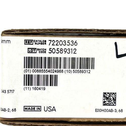 ACUFEX REF 72203536, Single Valve Rotatable Cannula, 3.8mm