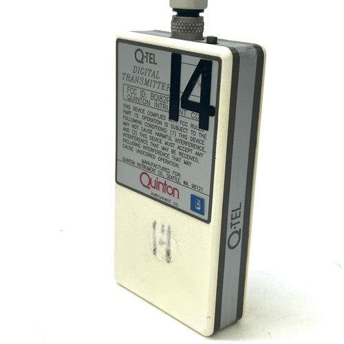 Quinton Q-Tel Digital Transmitter DT4000 w/ 3 Lead ECG Cable