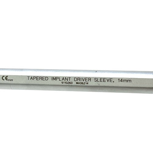 Medtronic 9110260, Tapered Implant Driver Sleeve, 14mm