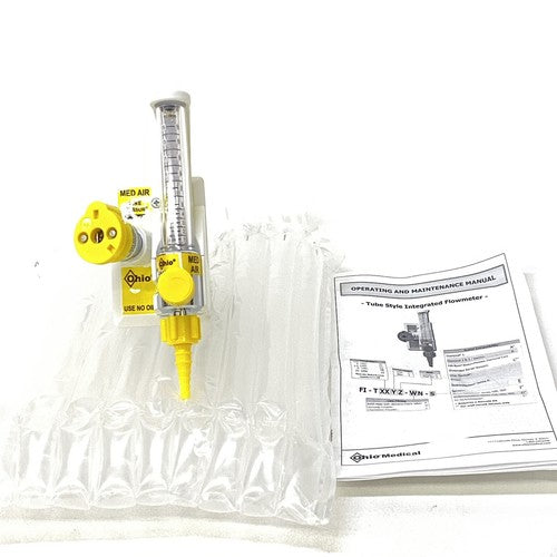 Ohio Medical Medical Air Integrated Flowmeter Med Air Flowmeter FI-T15UA-ON-E