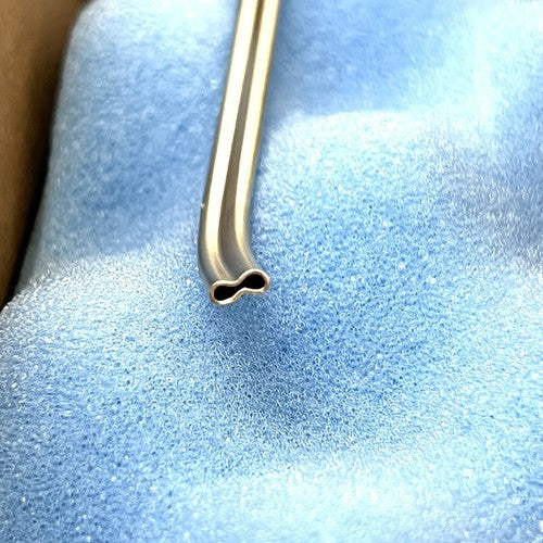 ACUFEX REF 012602 Double Lumen Cannula, Left Curved Up