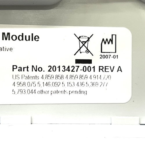 GE REF 2013427-001 CapnoFlex LF Module New w/ Case