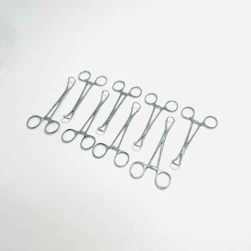 Surgical Backhaus Towel Forceps 5 1/4" Long Stainless Steel Lot of 8 Instrument