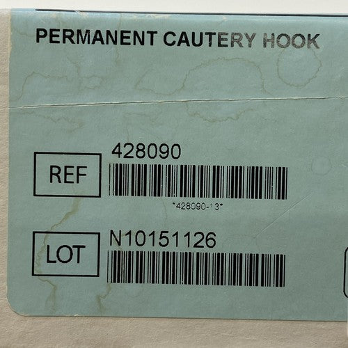 Intuitive Surgical 428090 Da Vinci Permanent Cautery Hook, 5mm Single Site