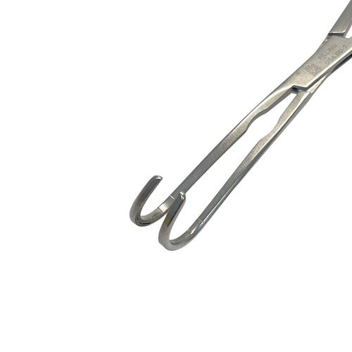 Pilling Ref 35-4816 COOLEY CLAMP Curved, 1-1/8" (2.7cm) tip length, 7" (18cm)