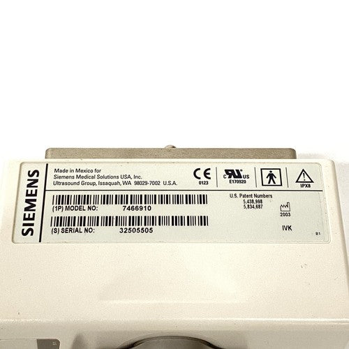 Siemens PH4-1 Linear Array Ultrasound Transducer Probe Model 7466910 (2003)
