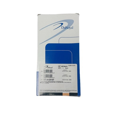 Deroyal Ref A125107 WRIST & Thumb SPLINT Large/ Left