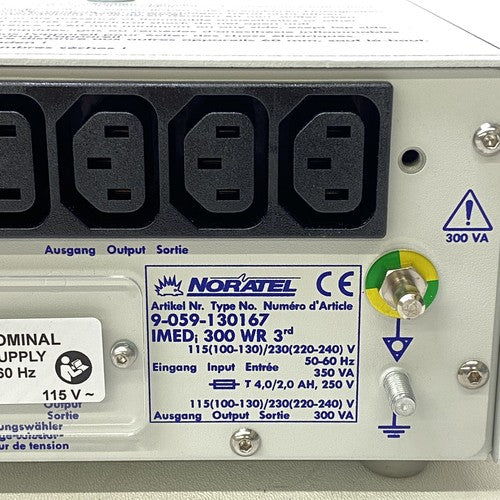 Noratel IMEDi 300 WR Isolation Transformer P/N 9-059-130167