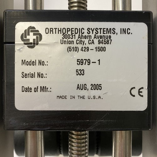 Orthopedic System OSI 5979-1 Cervical Management Spinal Table System Accessory