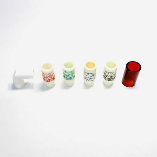 Boehringer positive expiratory pressure valve 4801 Set Of 2.5 / 5 / 10 & 15 Flow
