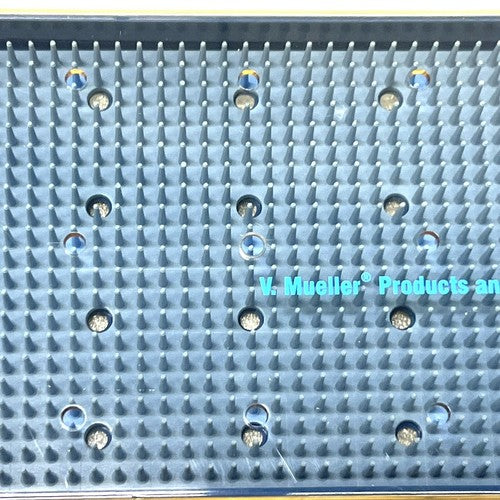 V. Mueller REF SU2990-080 Microsurgical Instrument Tray Base, Lid, & Mat