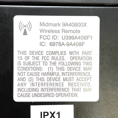 Midmark REF 9A40800X Procedure Chair Wireless Footswitch Control