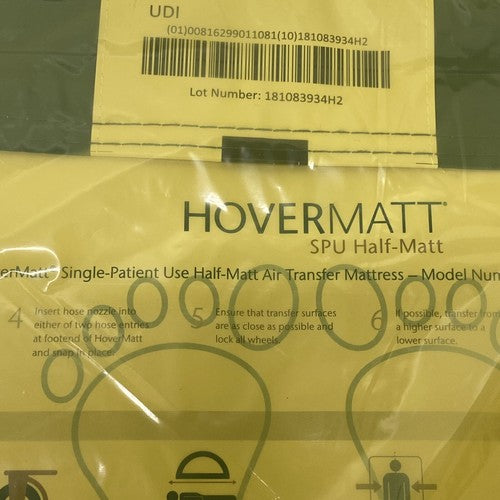 Hovermatt HM34SPU-HLF-B 34"x46" Single-Patient Use Half Matt Air Transfer
