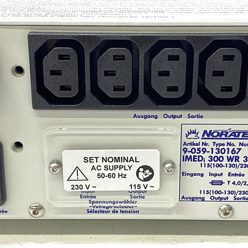 Noratel IMEDi 300 WR Isolation Transformer P/N 9-059-130167