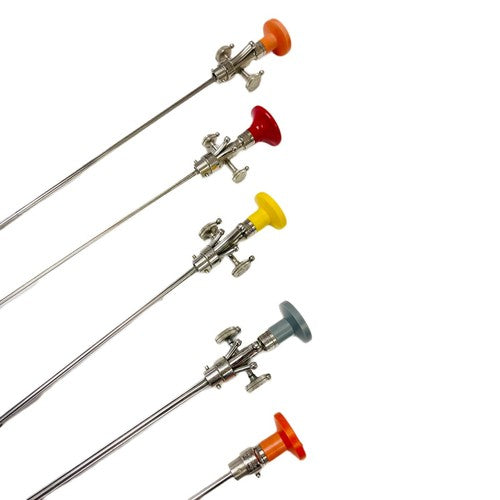 Lot Of 5 Acmi Cystoscopes ( 14F, 18F, 21F )