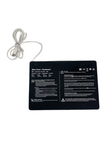 Man & Machine Slim Cool Plus - white - disinfectable silicone keyboard